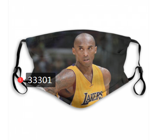 2021 NBA Los Angeles Lakers #24 kobe bryant 33301 Dust mask with filter->nba dust mask->Sports Accessory